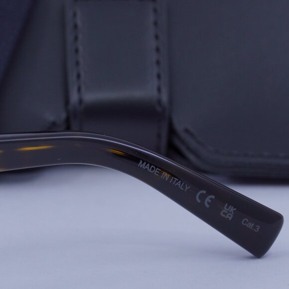 Saint Laurent SL611 002 Rectangle Sunglasses - Havana/Grey - Picture 8 of 13